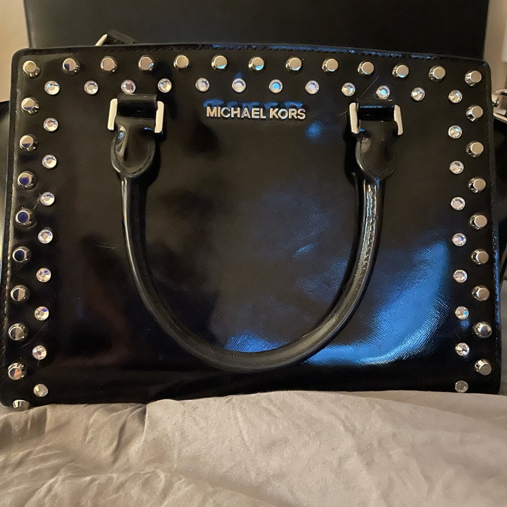 Michael Kors Black Selma Satchel Crossbody